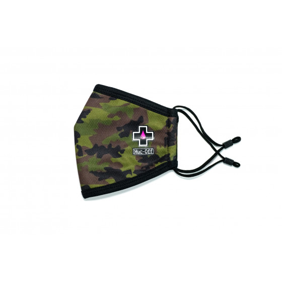 Muc-Off Reuseable Face Mask WOODLAND CAMO - S 