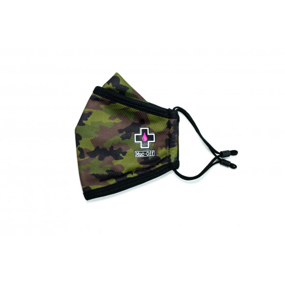 Muc-Off Reuseable Face Mask WOODLAND CAMO - S 