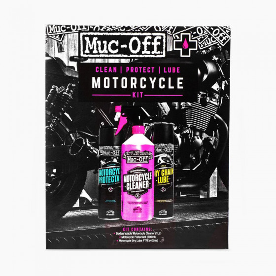 Muc-Off Motorcycle Clean,Protect,Lube Kit 
